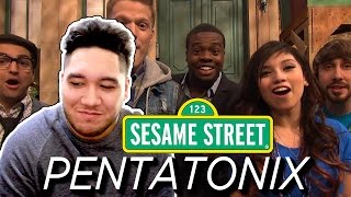 Sesame Street Pentatonix Counts amp Sings to Five REACTION [upl. by Dalston]