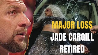 JADE CARGILL RETIRED 💔💔  WWE CHAMPIONSHIP TO BE VACATED jadecargillwwe biancabelair [upl. by Nira35]