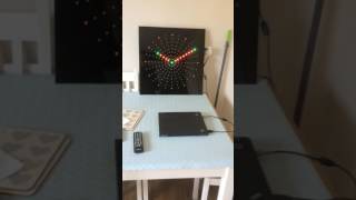 Homemade LED RGB Analogue Clock V60 [upl. by Arihsa945]