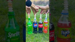 “Testing the Legend Cola and Fanta vs Sprite vs Pepsi with Mentos” 🔥😱 experiment [upl. by Corotto526]