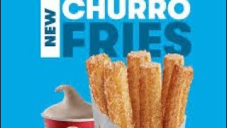 BURGER KING CHURRO FRIES [upl. by Anihpled371]