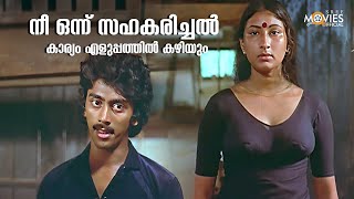 നീ ഒന്ന് സഹകരിച്ചൽ കാര്യം എളുപ്പത്തിൽ കഴിയും  Arappatta Kettiya Gramathil Movie Scene  Mammootty [upl. by Skcirdnek101]