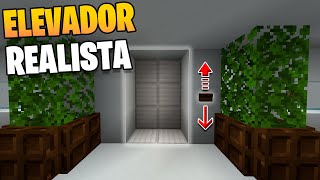 Como Hacer el Mejor AscensorElevador en Minecraft BedrockPE [upl. by Meekar]