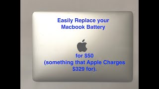 Macbook Pro A1706 2016 2018 model Battery Replacement [upl. by Tsenre]