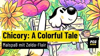 Chicory A Colorful Tale I REVIEW I Geniales IndieRPG mit Malspaß und ZeldaFlair [upl. by Sheena]