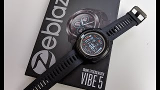 ZEBLAZE VIBE 5  Smart Fitness Watch  5ATM  Under 50  Any Good [upl. by Yessej]