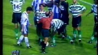 Porto  2 x Sporting  2 de 19951996  Supertaça Jogo 2 [upl. by Snapp]