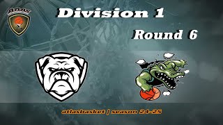 Atlasbasket  Div 1Round 6  BULLDOGS vs CROCODILES [upl. by Hun578]