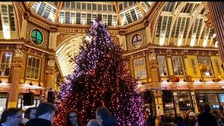 The Leadenhall Market Christmas Lights Switch On 2023 [upl. by Starlene352]