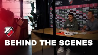 Kijkje ACHTER DE SCHERMEN bij presentatie ZIDANE IQBAL 👀  BEHIND THE SCENES [upl. by Yanrahs]