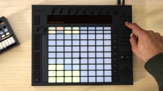 Push Playing Hardware Drum Machines [upl. by Anilek130]