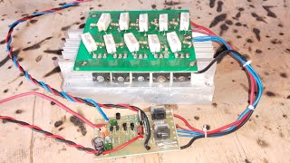 powerfull 500 watt class AB amplifier making process [upl. by Aicella893]