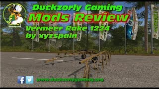 FS17 Mod Review  Vermeer 1224 Rake [upl. by Vania]