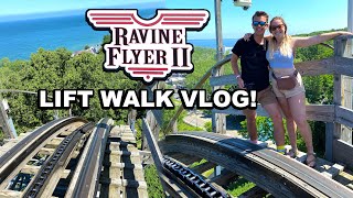 We Climbed to the Top of Ravine Flyer II Waldameer June 2022 Vlog [upl. by Dnaleel]