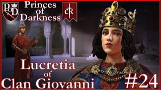 Lucretia of Clan Giovanni  Princes of Darkness Vampire Gameplay E24  A CK3 World of Darkness Mod [upl. by Mahla]