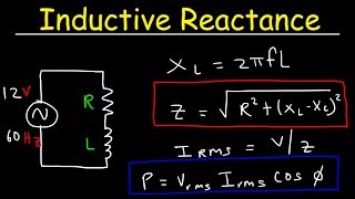 Inductive Reactance Impedance amp Power Factor  AC Circuits  Physics [upl. by Stevy]