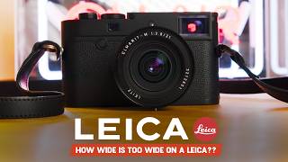 LEICA 21MM ELMARIT  TOO WIDE FOR A LEICA [upl. by Donadee352]