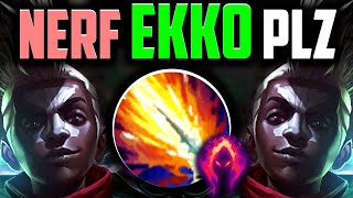 EKKKO JUNGLE META HIS HERE Best BuildRunes How to Play Ekko amp Carry Low Elo  Season 14 [upl. by Kcirevam]