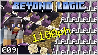 Super Charged Shulker Farm No Portals  Beyond Logic 2 9  Minecraft 118 Lets Play Survival [upl. by Ahsekel]