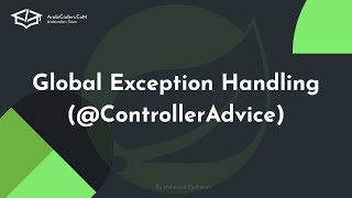 Spring Boot  Build Complete BlogPost  In Darija  7 Global Exception Handling ControllerAdvice [upl. by Narayan]