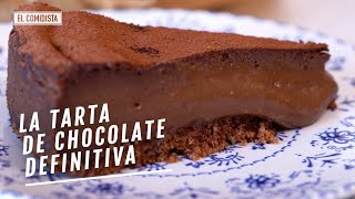 Tarta de queso con chocolate receta para hartos de la cheesecake  EL COMIDISTA [upl. by Ahsinna]