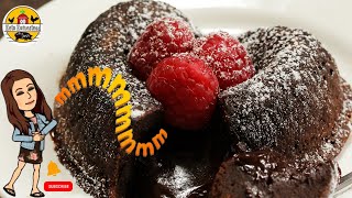 Keto Chocolate Lava CakeCook With Me [upl. by Yrrab]