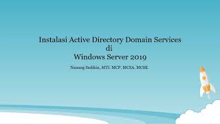 Windows Server 2019 Active Directory Domain Services Installation [upl. by Aecila369]