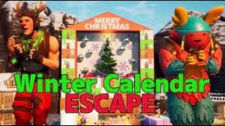 Fortnite The Winter Calendar Escape [upl. by Yeorgi597]