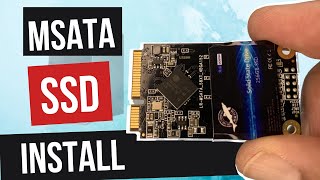 How to install a mSATA SSD in a Desktop Computer [upl. by Airlee]