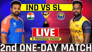 Live Ind vs Sl 2nd Odi Match  India vs Srilanka 2nd OneDay  Today Live Cricket Match Ind vs Sl [upl. by Yerfej773]