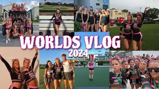 CHEERLEADING WORLDS 2024 VLOG [upl. by Gen289]