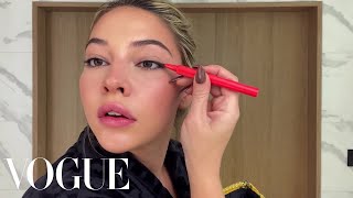 Outer Bankss Madelyn Cline’s Guide to Siren Eyes amp Lip Contouring  Beauty Secrets  Vogue [upl. by Ised]