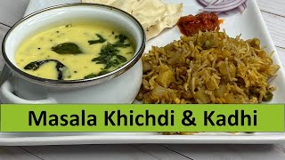 Masala Khichdi and Kadhi  Vaghareli Khichadi Gujarati Kadhi  Show Me The Curry [upl. by Dustan]