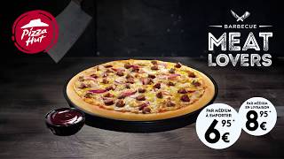 La pizza BBQ Meat Lovers chez Pizza Hut 15s [upl. by Daune]