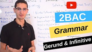 Gerund Infinitive or both  Grammar 2BAC [upl. by Vasta878]