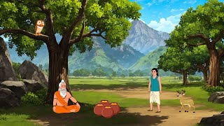 चार रूपये का तकदीर  Hindi Story  Hindi Kahaniya  Moral Story  Cartoon Story  Diwana Toons [upl. by Huckaby]