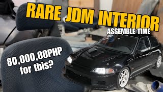 RARE JDM INTERIOR PARA SA HONDA CIVIC EG TOO MANY PARTS [upl. by Barbarese]