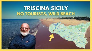 Wild beach no tourists this is Triscina in Sicily [upl. by Oria]