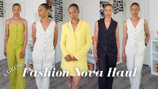 Fashion Nova Casual And Classy Try On Haul [upl. by Mayer]