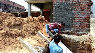 awesome under ground water tank shuttering work [upl. by Ahsinahs]