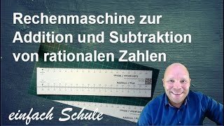 Rechenmaschine für die Addition und Subtraktion von rationalen Zahlen [upl. by Oelak]