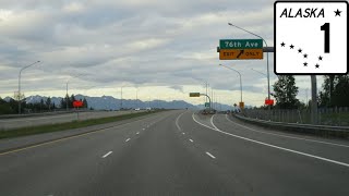 Seward Highway Anchorage southbound [upl. by Adnauqaj]