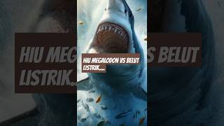 Hiu Megalodon Vs Belut Listrik animal funny megalodon [upl. by Chuu28]