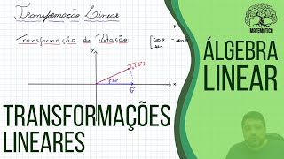 Transformações Lineares  Projeção Reflexão Rotação Ampliação [upl. by Alene43]