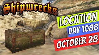 GTA Online Shipwreck Locations For October 28  Shipwreck Daily Collectibles Guide GTA 5 Online [upl. by Maurita818]