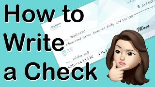 How to WRITE A CHECK  The Right Way to Write Dollars amp Cents [upl. by Eitsym972]