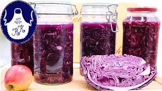 Rotkohl haltbar machen – 2 einfache Methoden Fermentieren amp Marinieren [upl. by Adrienne]