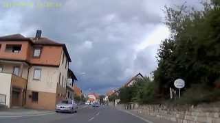 D Ziegelanger Stadt Zeil a Main Landkreis Haßberge Ortsdurchfahrt August 2014 [upl. by Ydoc]