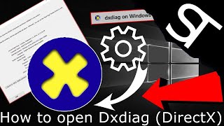 How to open Dxdiag DirectX  How to get dxdiag on Windows 10  Windows 11 [upl. by Kimon]