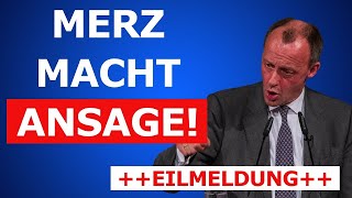 Rette sich wer kann Friedrich Merz redet Klartext [upl. by Aratak743]